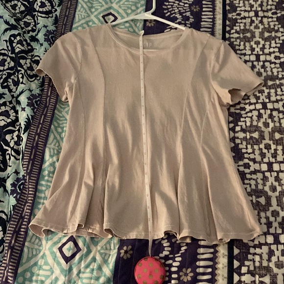 Light Pink Gap Vintage Wash Tee Shirt Top - Picture 9 of 14